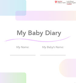 Session 1 Baby Diary