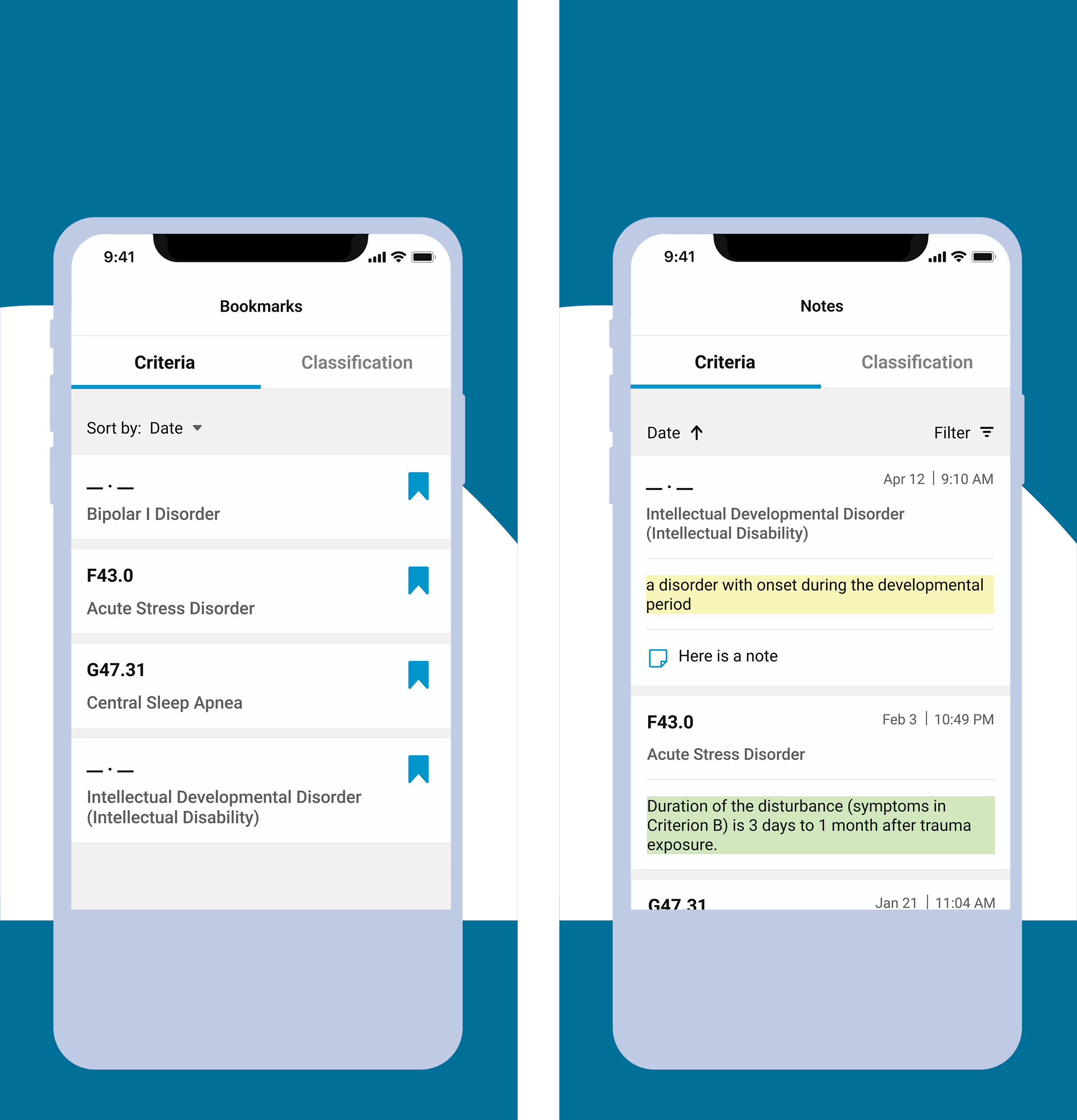 Make notes and bookmarks to read later in the app